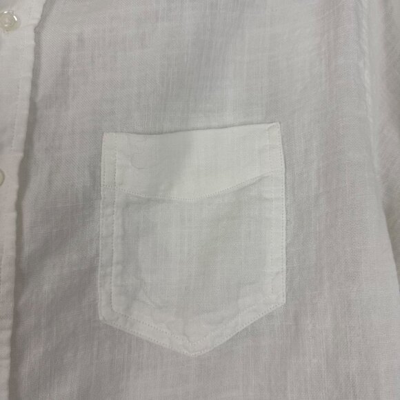 Rails Shirt Men's Extra Large Wyatt Button Down Long Sleeve Pocket White Cotton - Picture 4 of 13